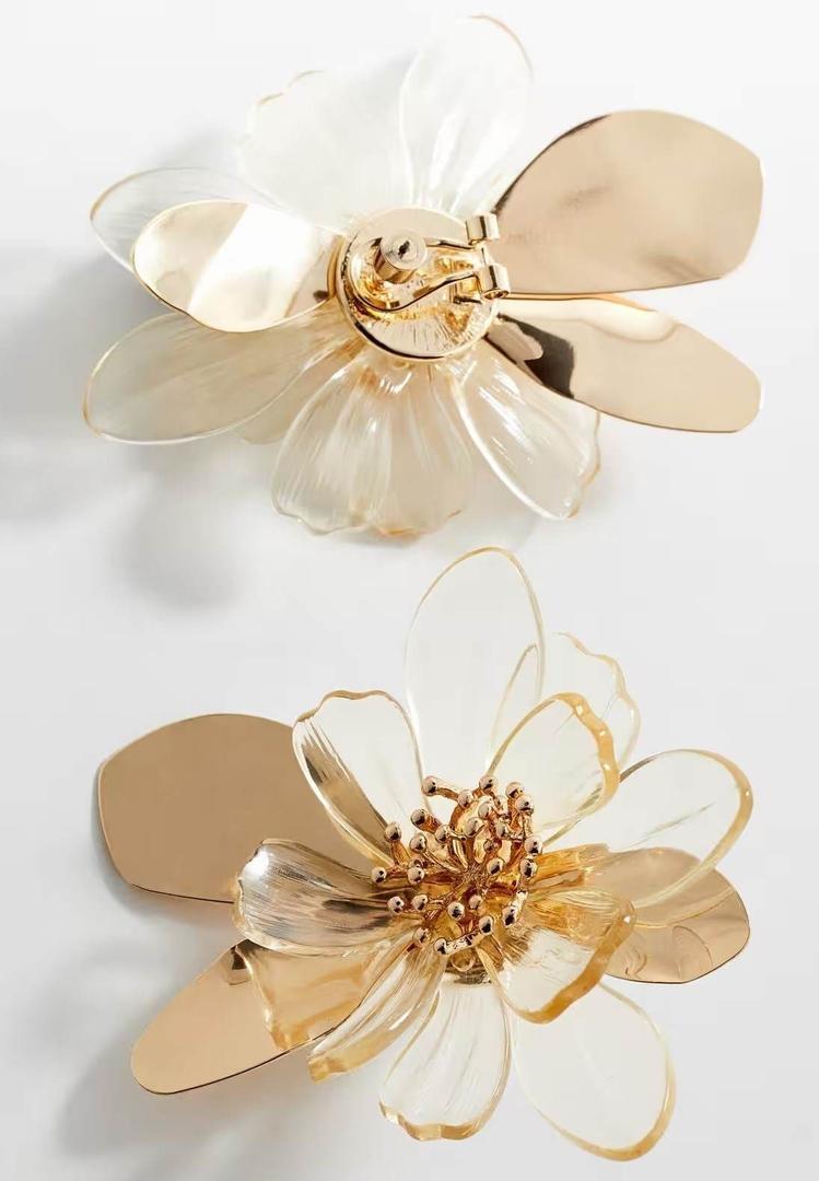 Pendientes maxi flor de Mango