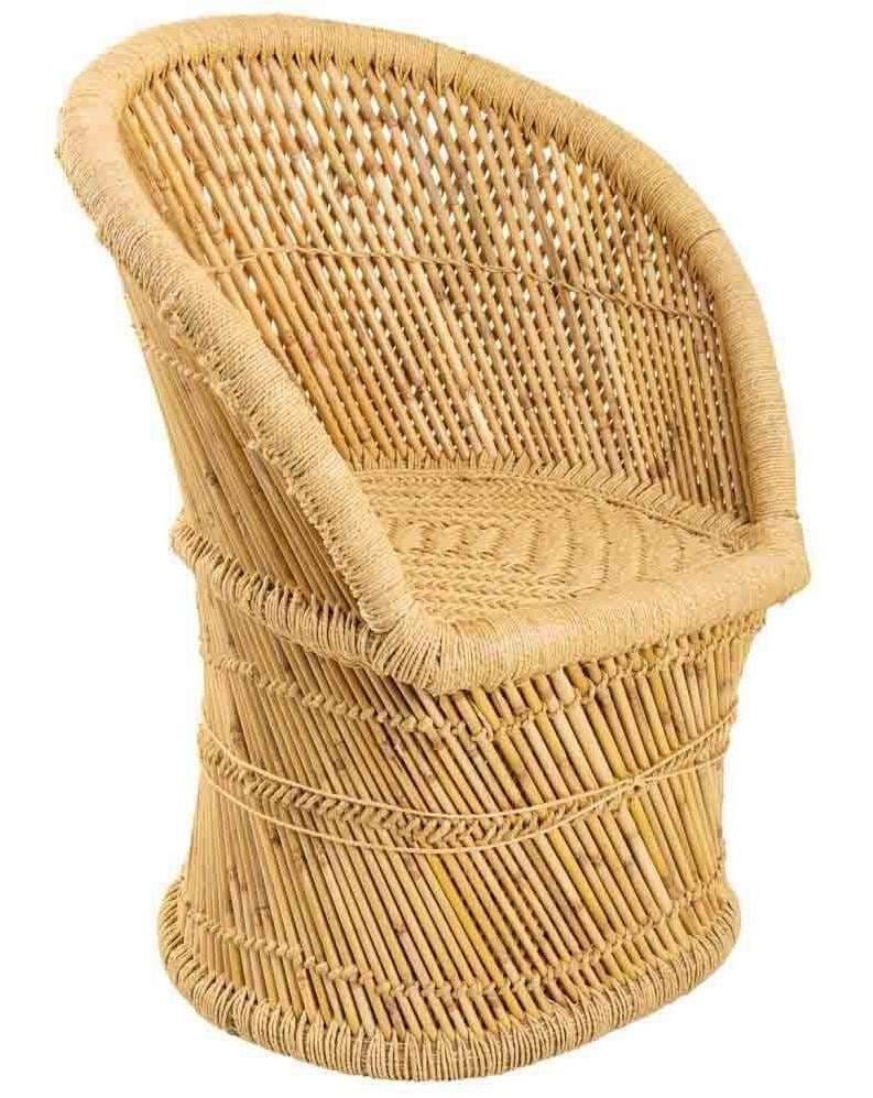 Sillón Redondo De Bambú de Carrefour 