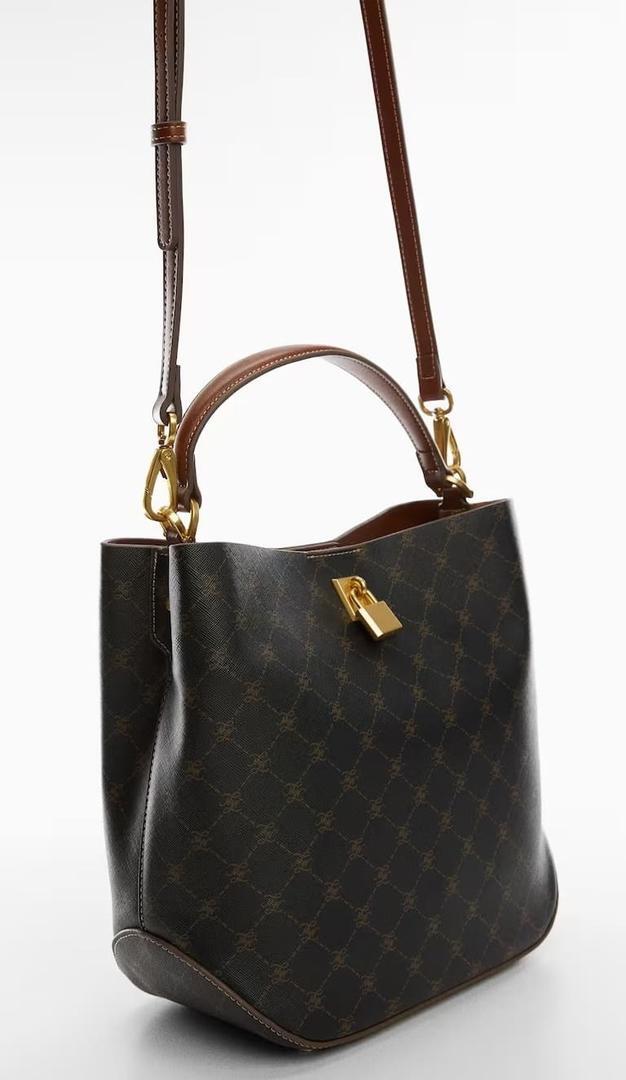 El bolso shopper con candado de Mango