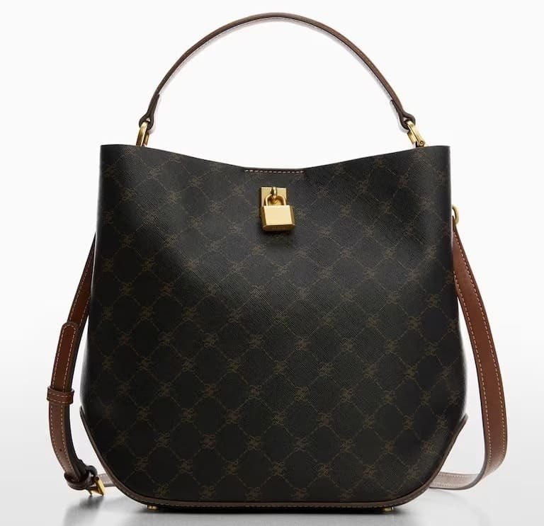 El bolso shopper con candado de Mango