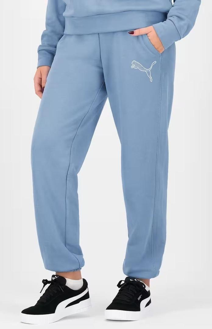 El pantalón azul Jogger Fitness de Puma para mujer de Decathlon