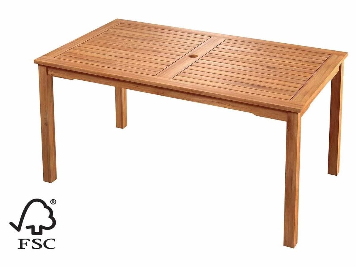 Mesa de madera para jardín Sevilla