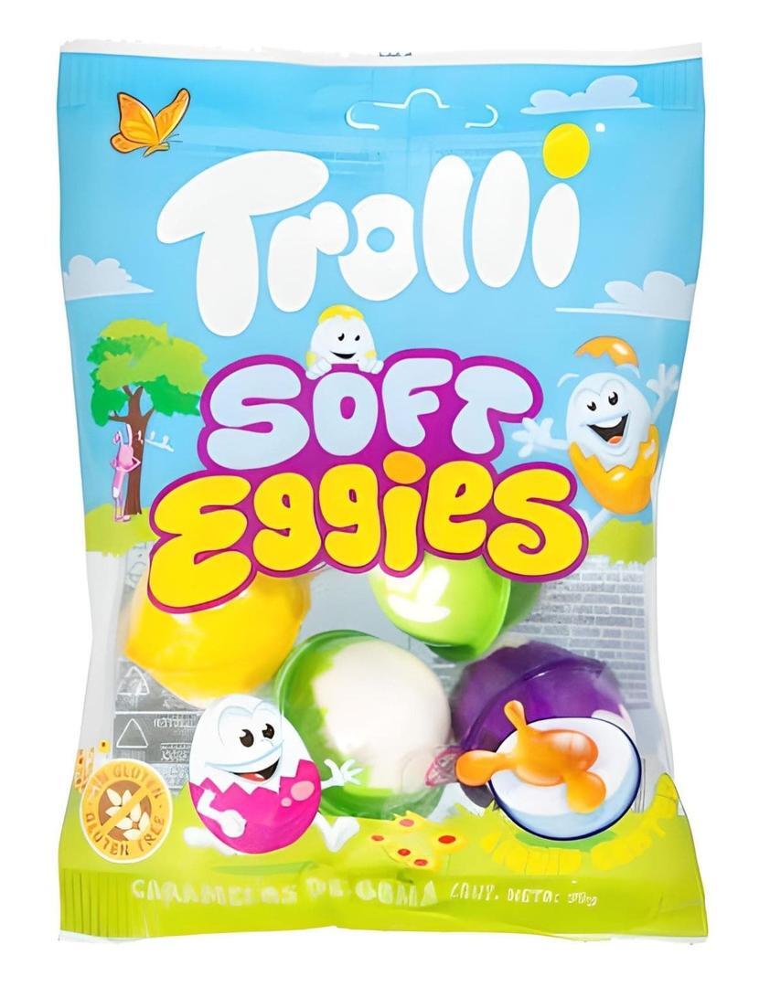 Caramelos rellenos Pascua Soft Eggies Trolli