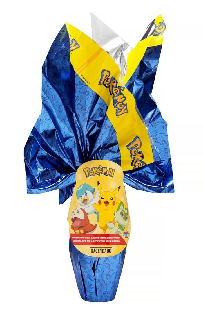 Huevo de chocolate con leche Pokémon Pascua