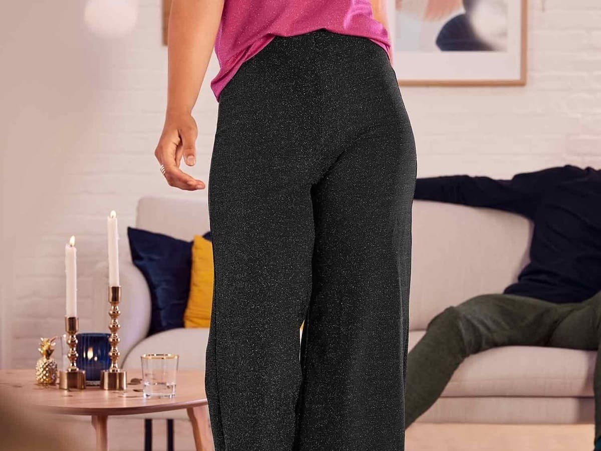 El pantalón palazzo negro para mujer de Lidl