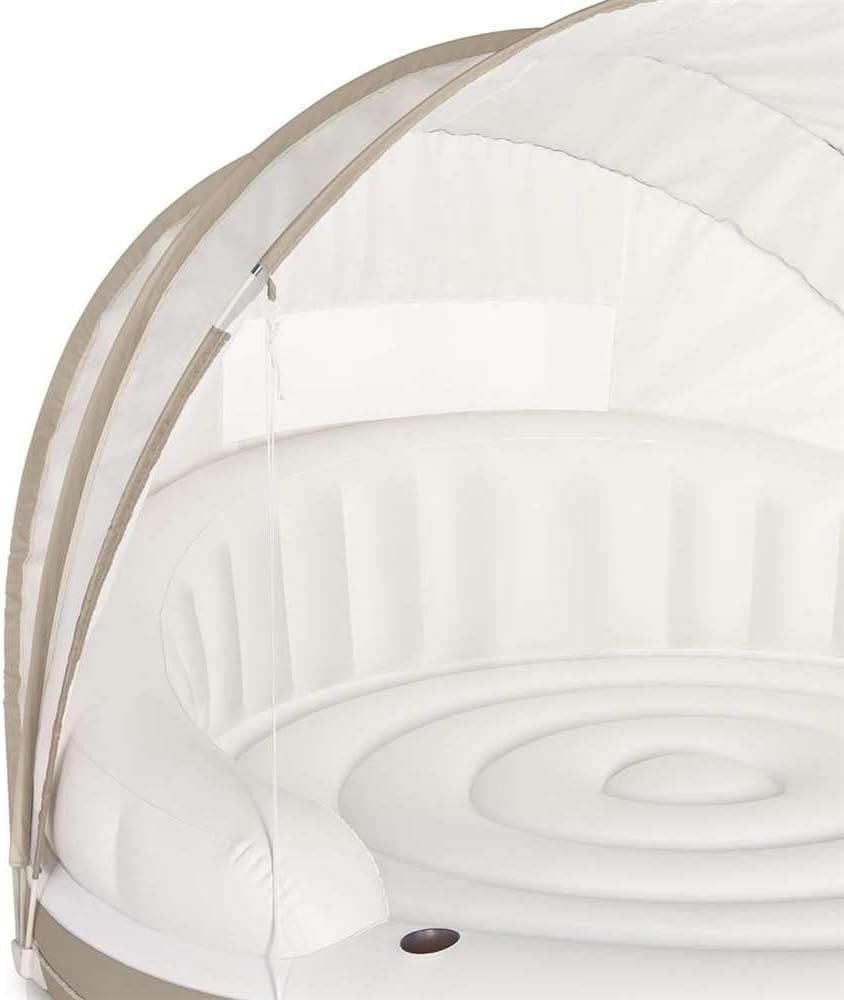 INTEX Isla Hinchable Canopy Crema de Amazon