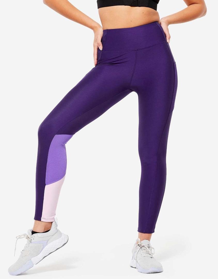 Mallas Leggings Fitness Cardio Mujer bolsillo de Decathlon