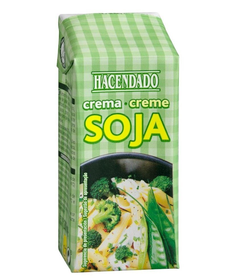 Crema de soja Hacendado