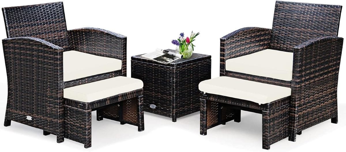 Conjunto de muebles de jardín COSTWAY