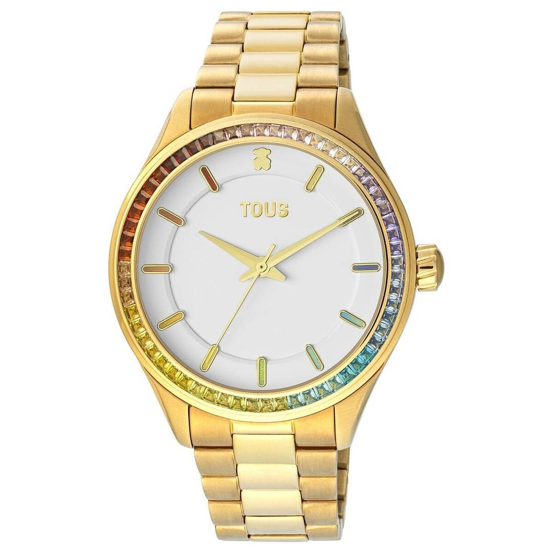 Reloj analógico con brazalete de acero T-Shine de Tous