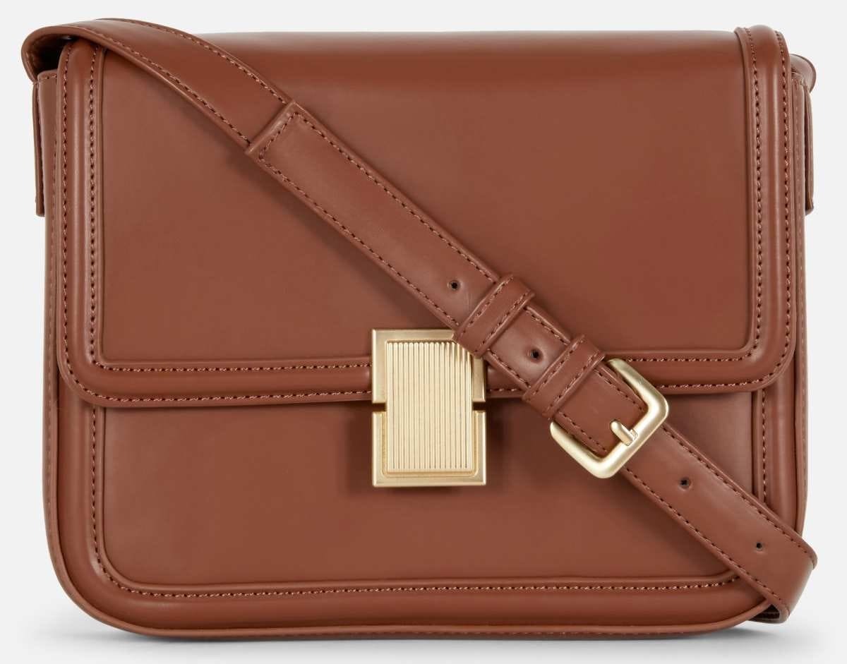 Bandolera Minimalista De Piel Sintética de Primark