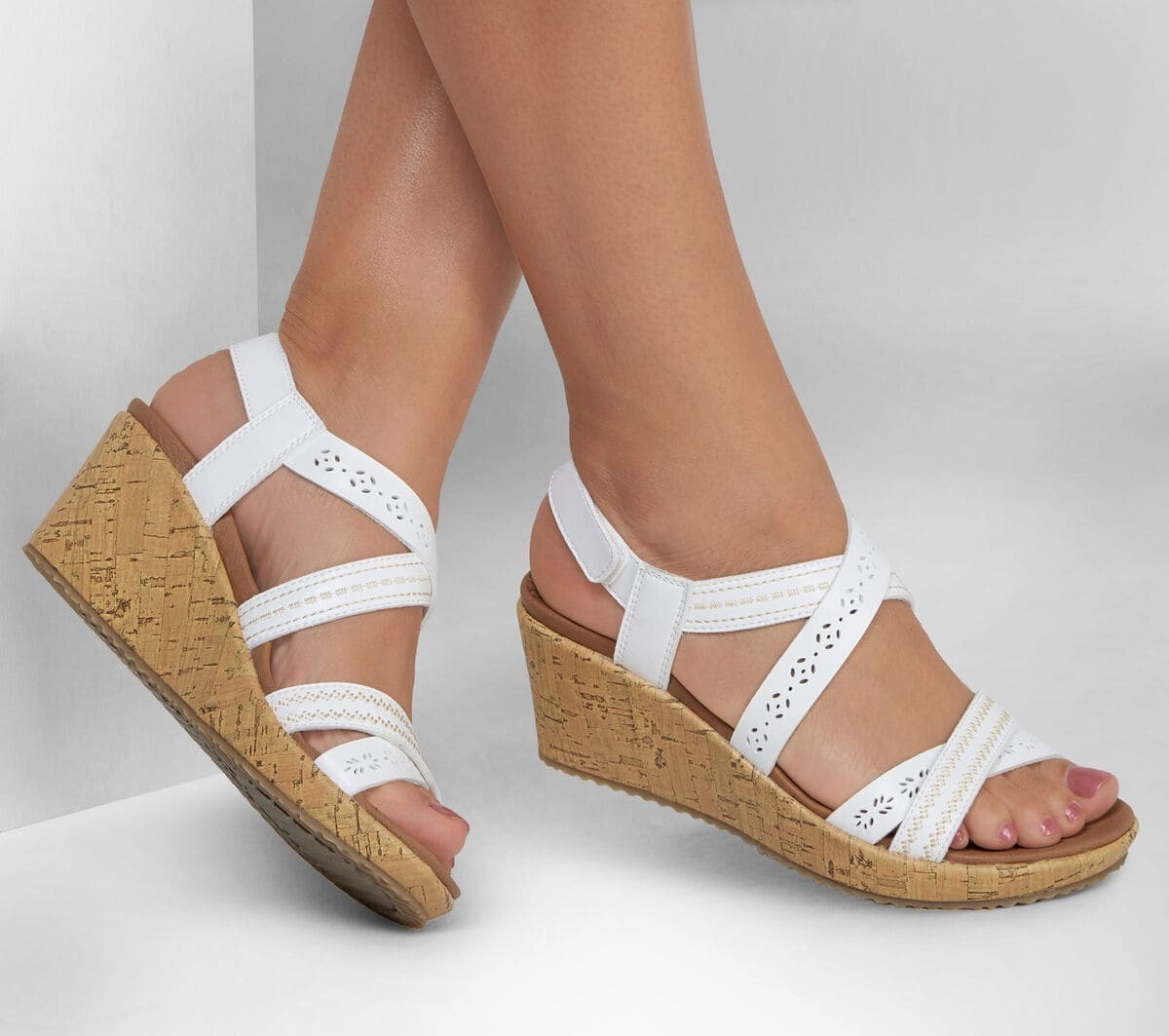 Las sandalias con cuña Beverlee - Delicate Glow de Skechers