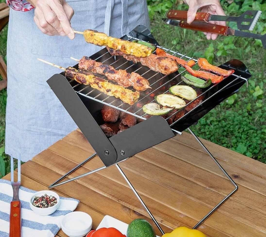 Mini Barbacoa Plegable Portátil para Carbón Foldecue de Leroy Merlin