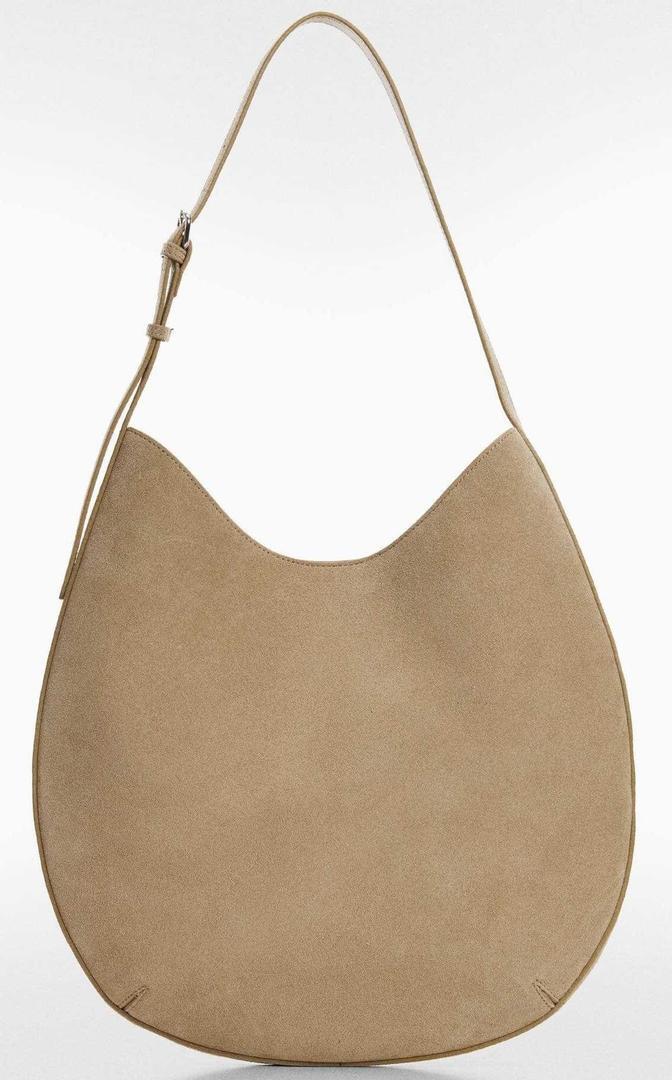 Bolso piel hombro de Mango