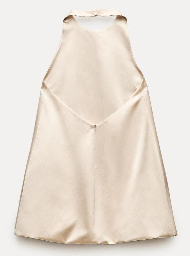 El nuevo vestido halter globo ZW Collection de Zara