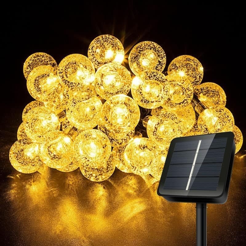 Guirnalda de luces LED con carga solar AGOTD