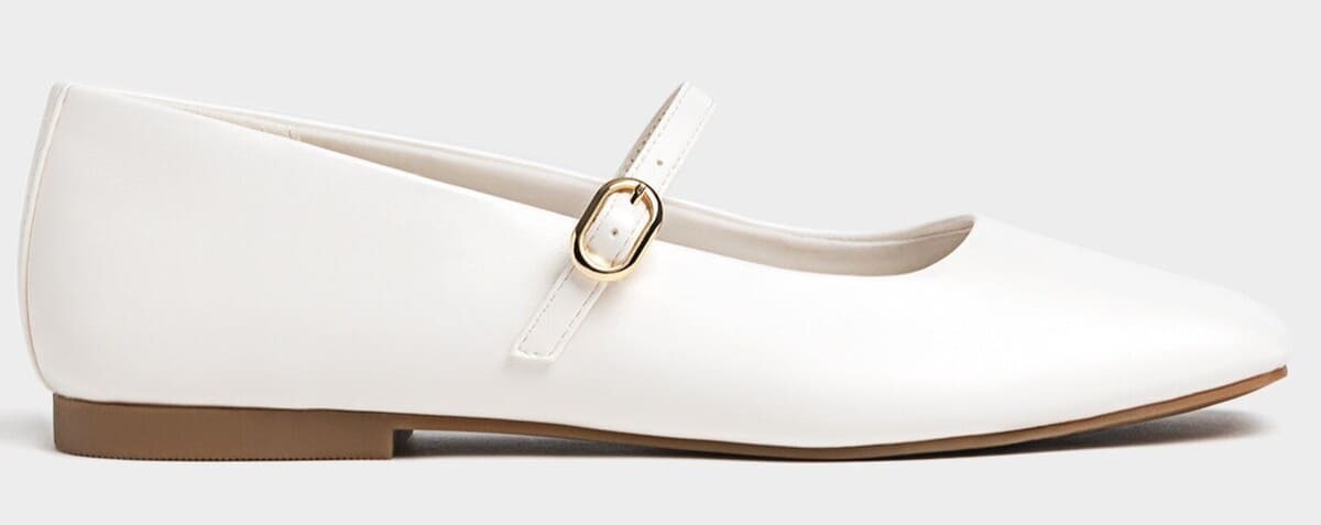 Bailarinas con tira y hebilla