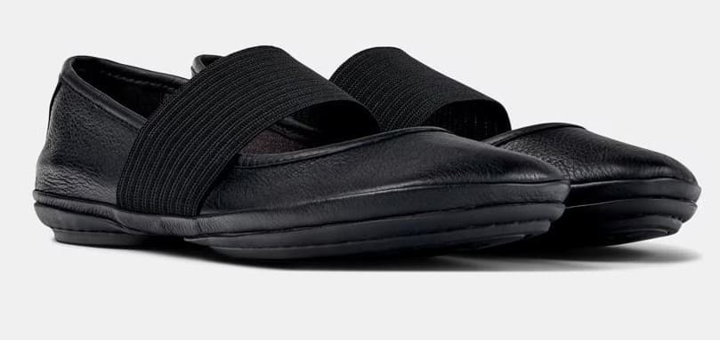 Bailarinas Right Nina de piel con elástico Camper