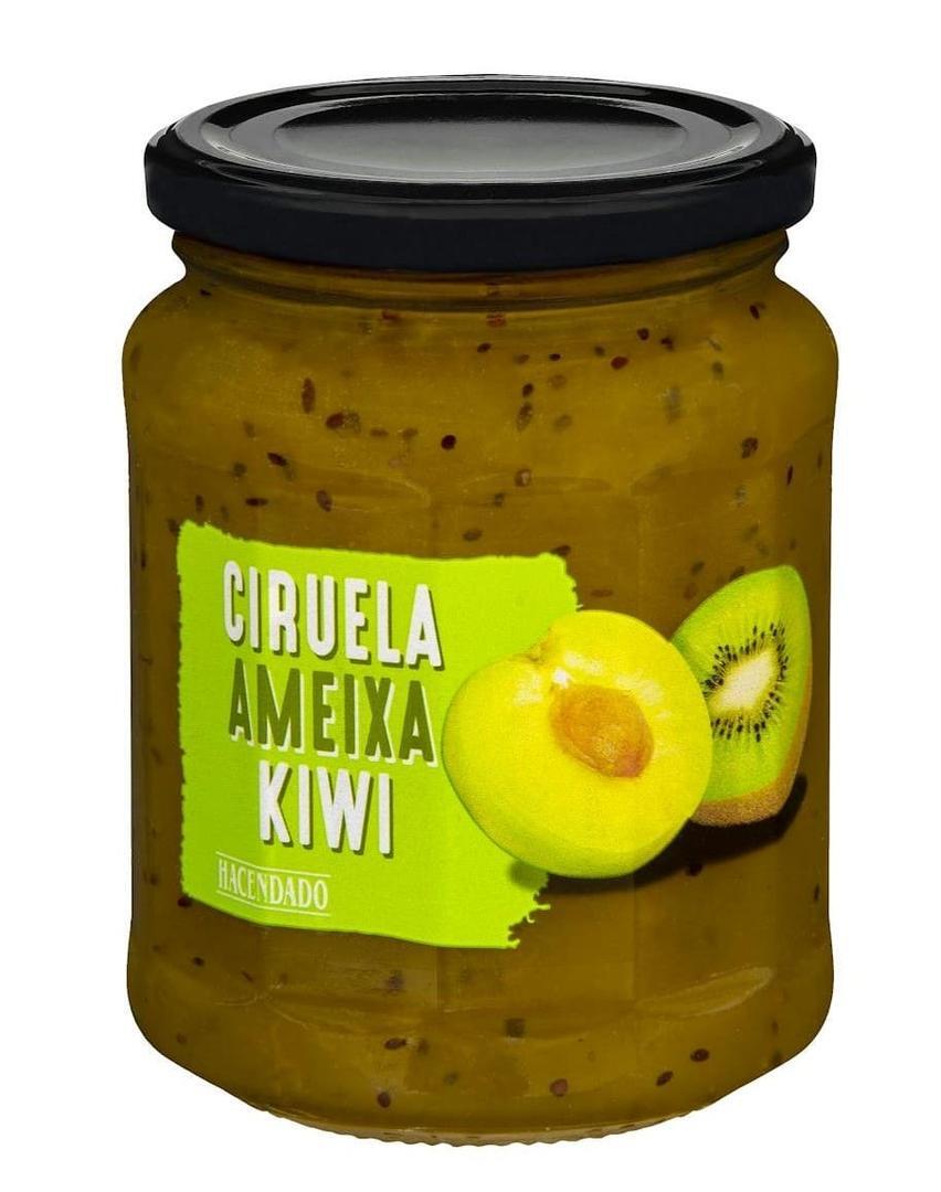 Mermelada de ciruela y kiwi