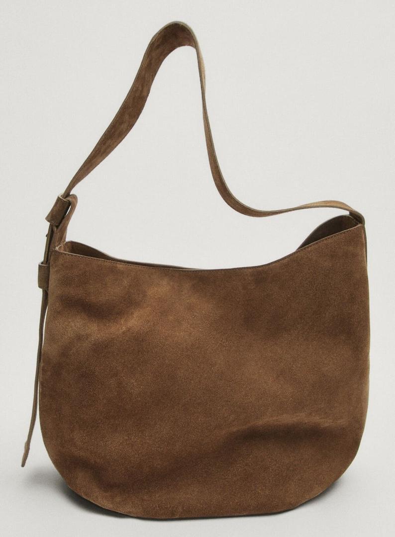 Bolso piel de serraje