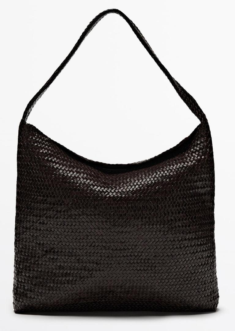 Bolso Woven de napa trenzado