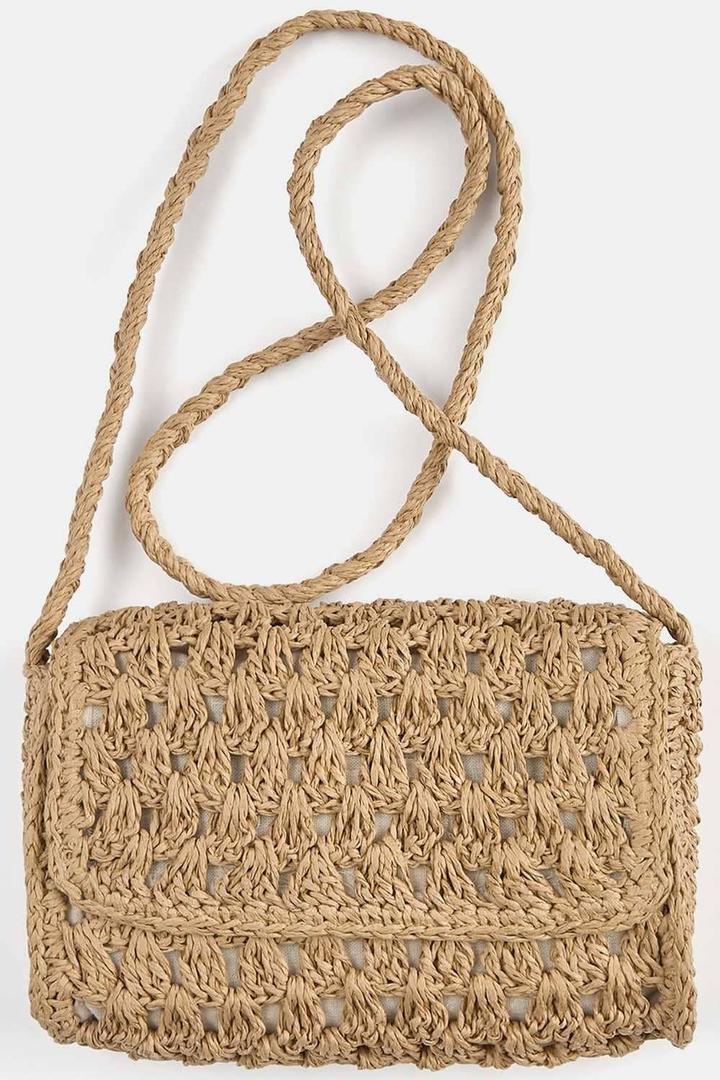 Bandolera estilo rafia de Pull&Bear