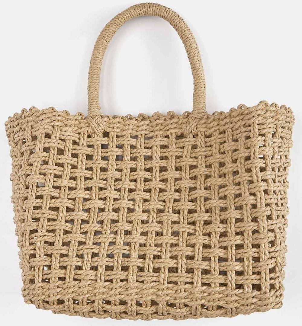 Minicesta estilo rafia de Pull&Bear