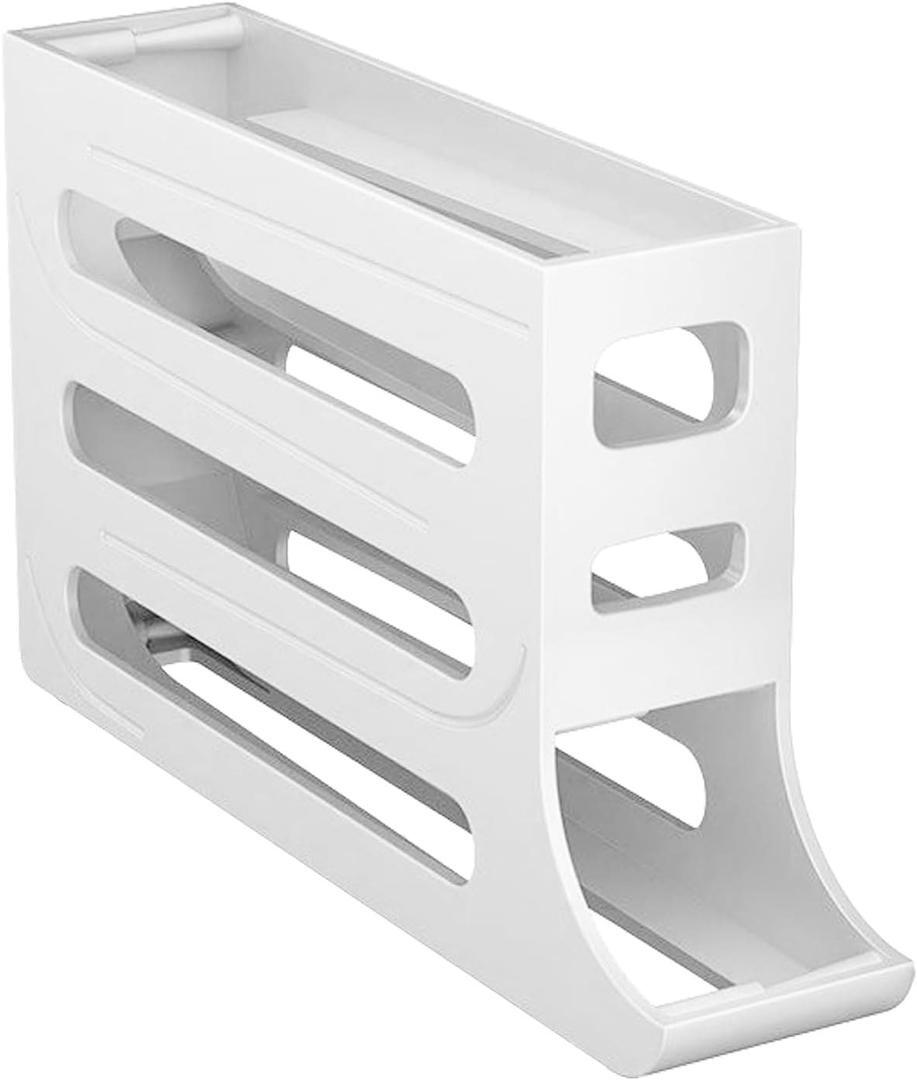 Huevera de nevera de 4 niveles de la firma Birtern en Amazon