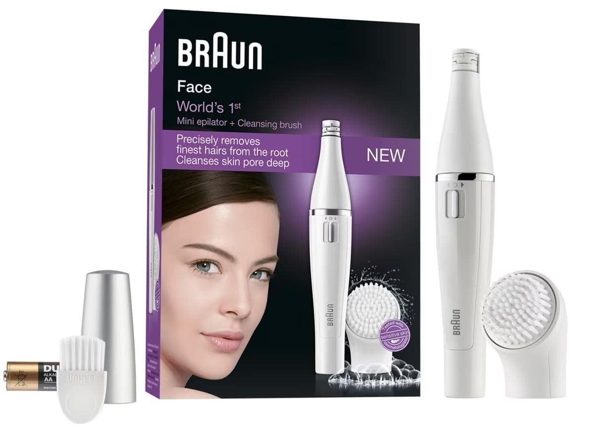 Depiladora facial Braun