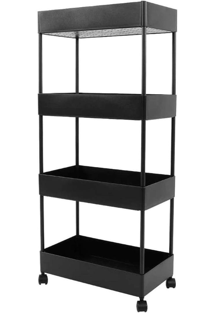 Carrito de almacenamiento Slim de 4 alturas