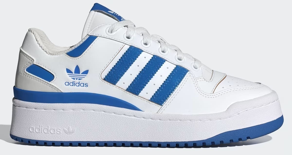 Las nuevas zapatillas retro Forum Bold azul de Adidas