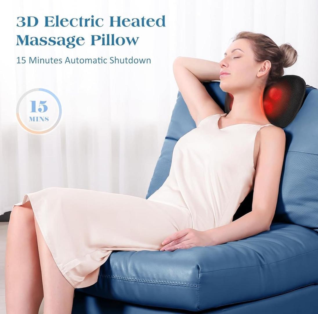 El cojín de masaje Shiatsu de la firma Curecure en Amazon