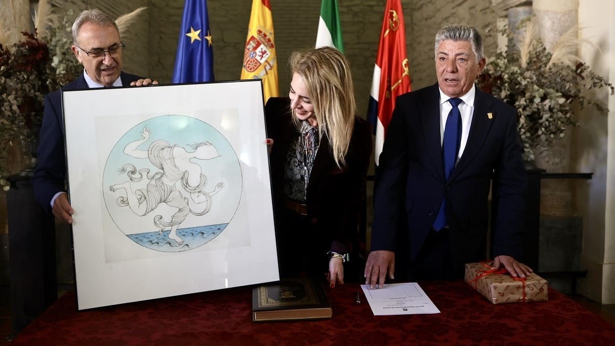 Un obsequio entregado por el Ayuntamiento de Tarifa