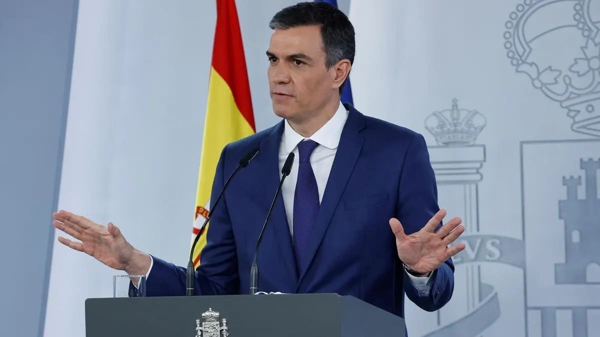 El presidente del Gobierno de España Pedro Sánchez
