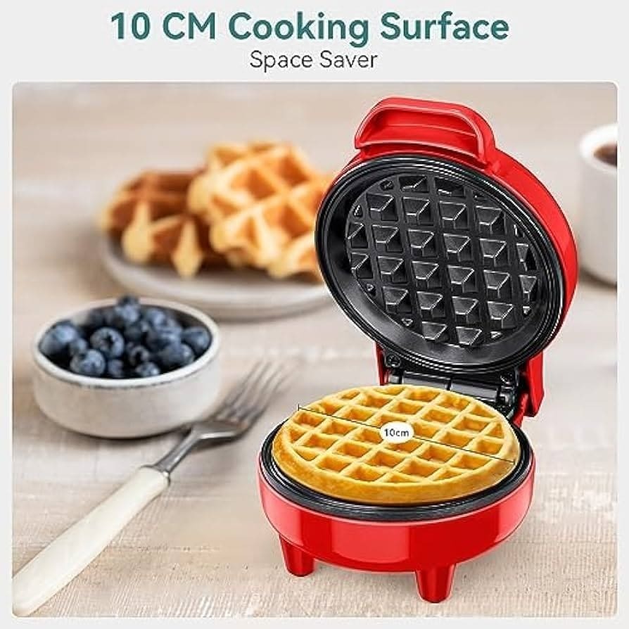 La nueva gofrera mini Waffle Maker con 550W de Snailar en Amazon