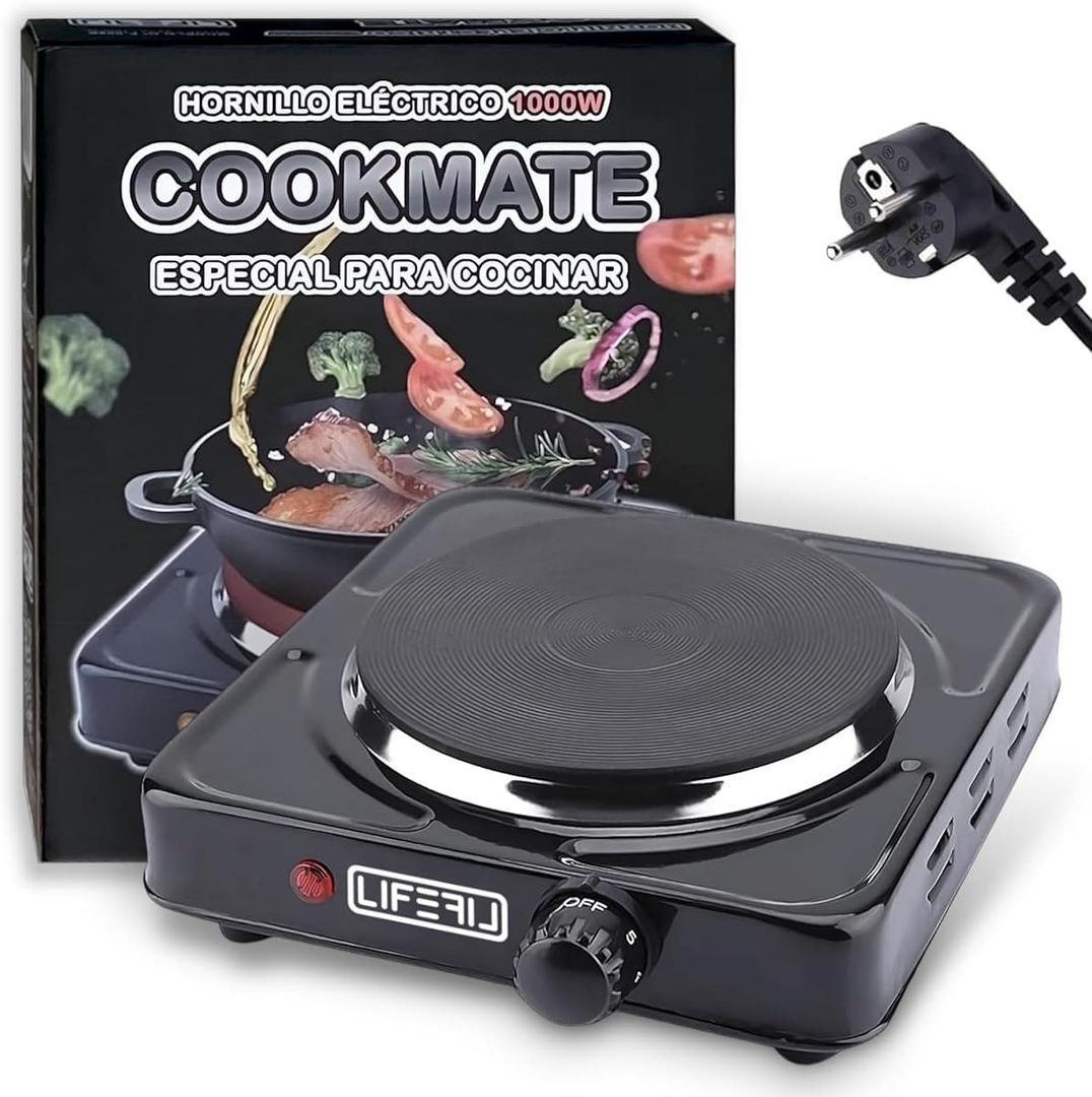 El nuevo hornillo eléctrico portátil CookMate con 1000W de Amazon