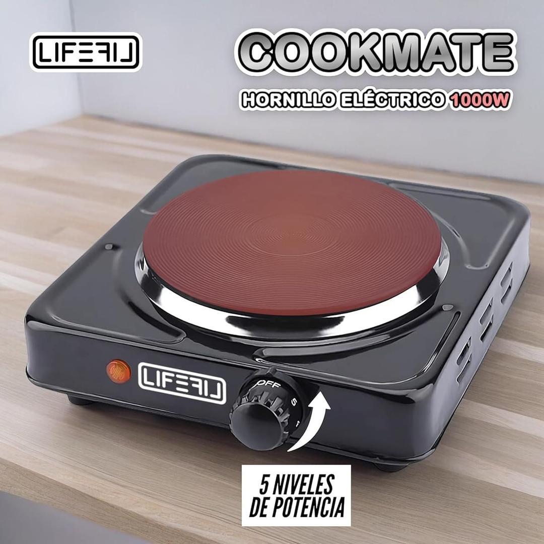 El nuevo hornillo eléctrico portátil CookMate con 1000W de Amazon