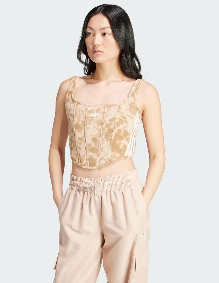 El corset long-sleeve top de Adidas