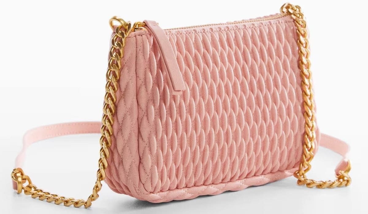 Bolso cruzado textura de Mango Outlet