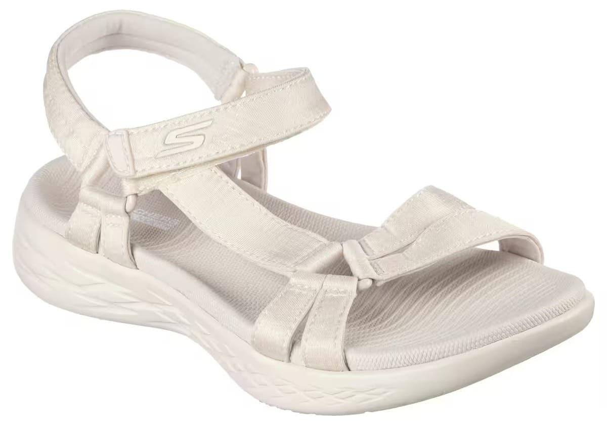 Las sandalias para caminar Skechers On The Go 600 beige de mujer en Decathlon