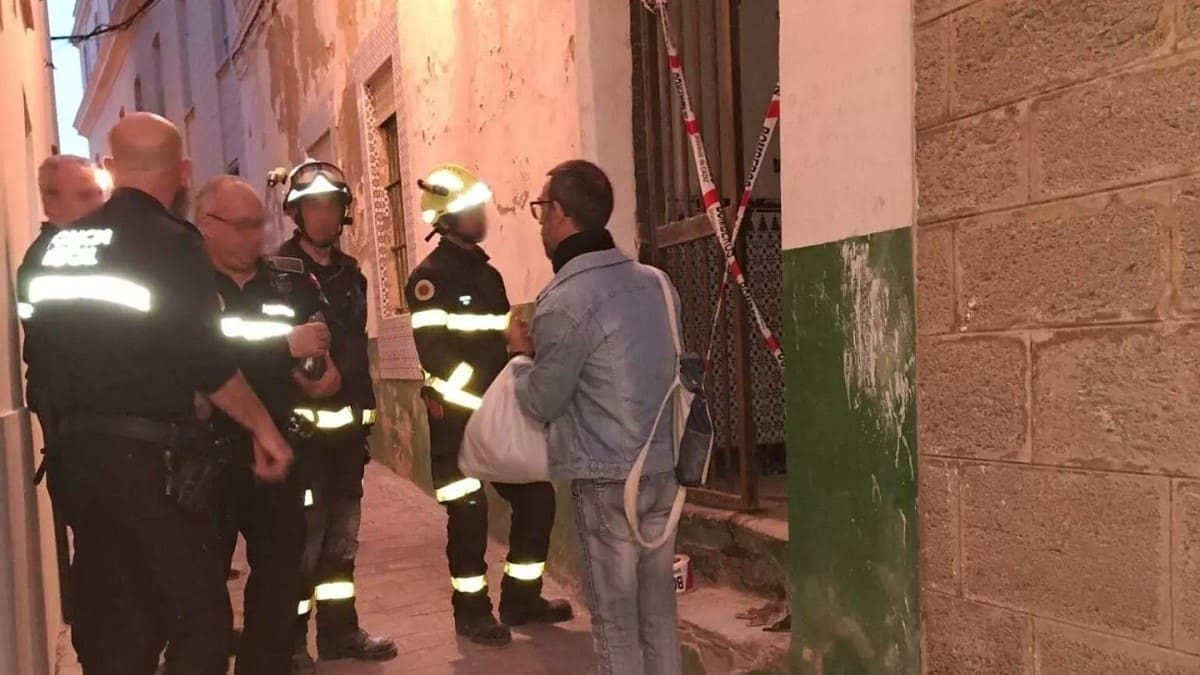 Exterior de la vivienda afectada