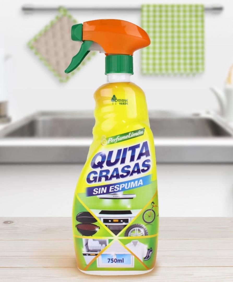 Quitagrasas sin espuma perfume limón