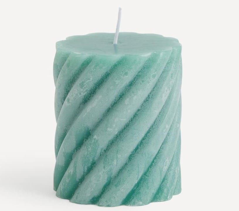 Vela de taco rizado pequeña