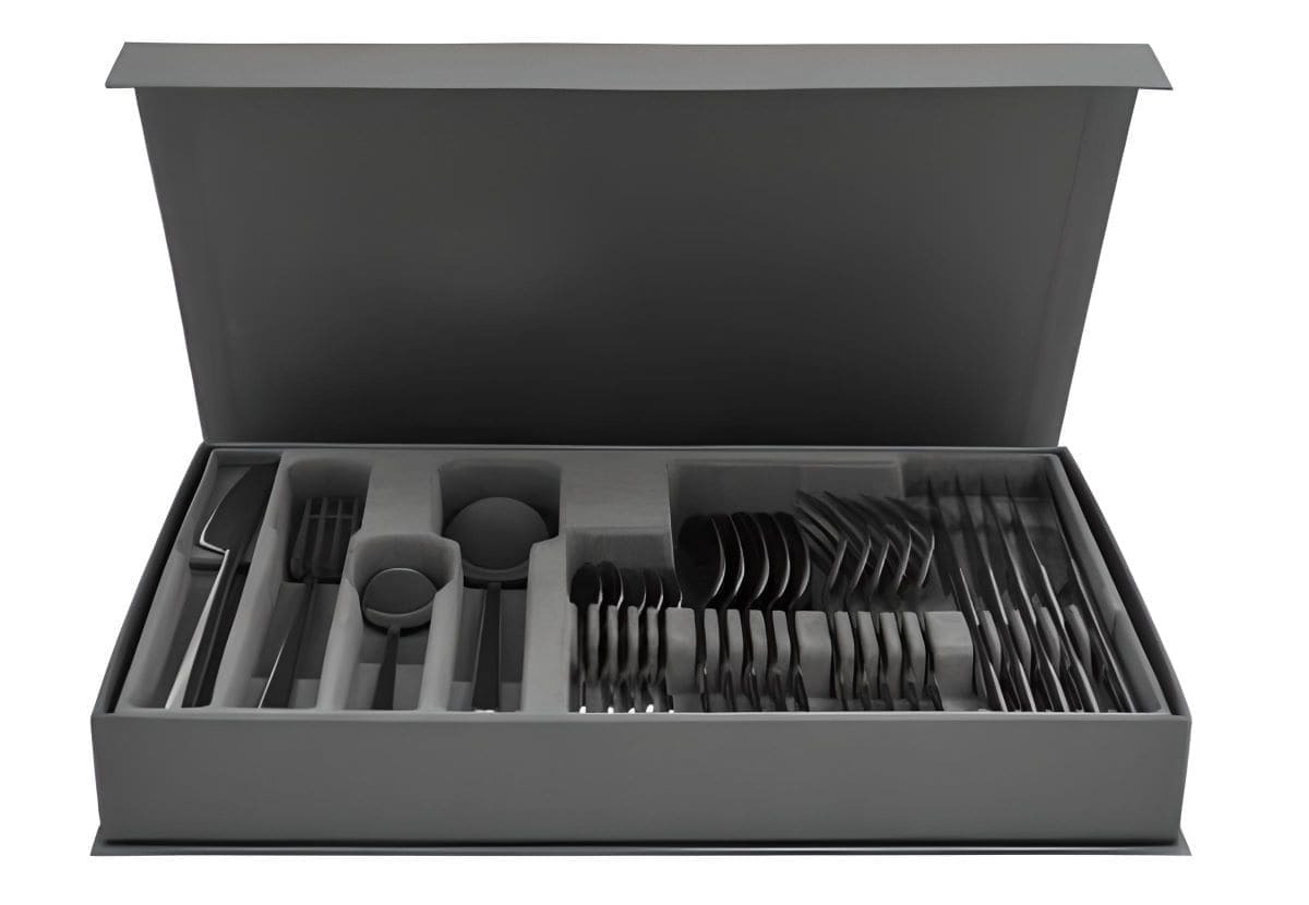 Cubertería de 24 piezas con estuche