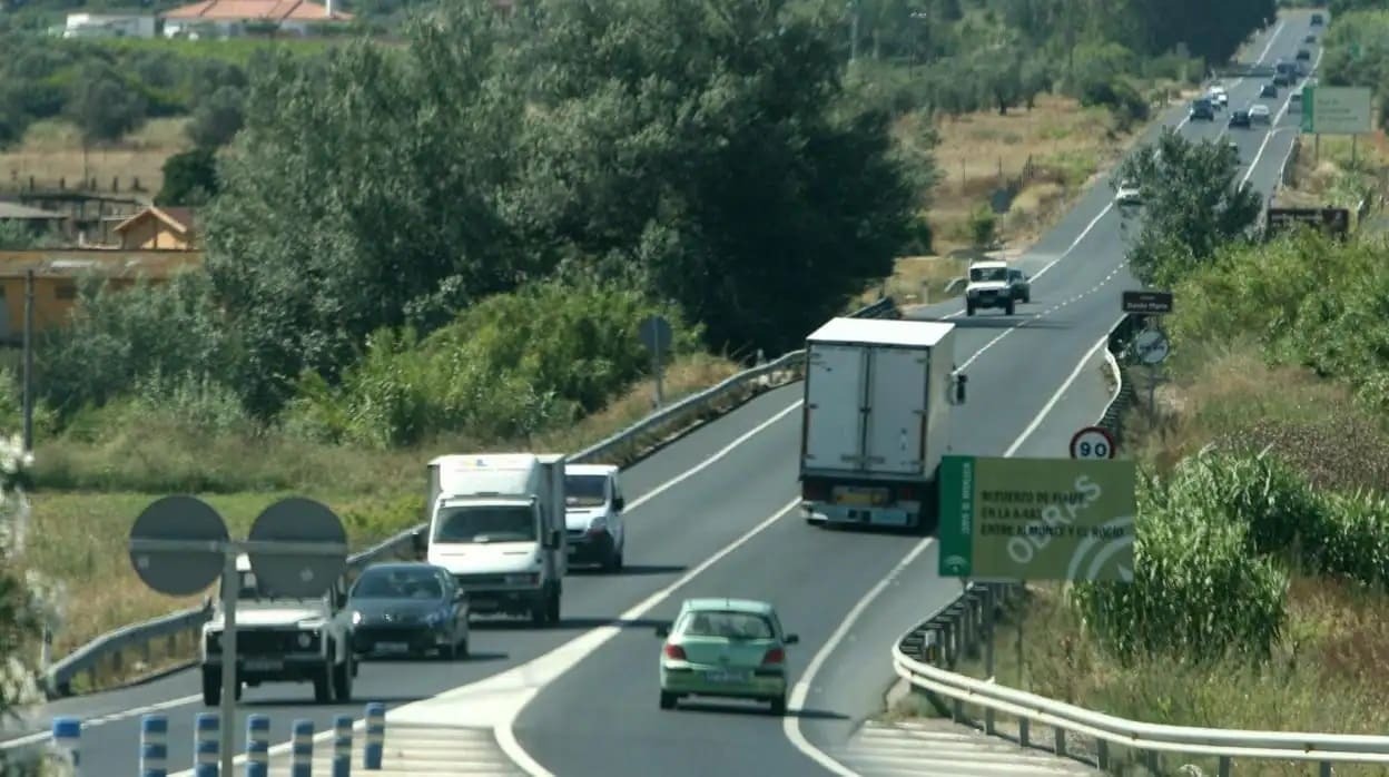 La carretera en la que se produjo el accidente (4)