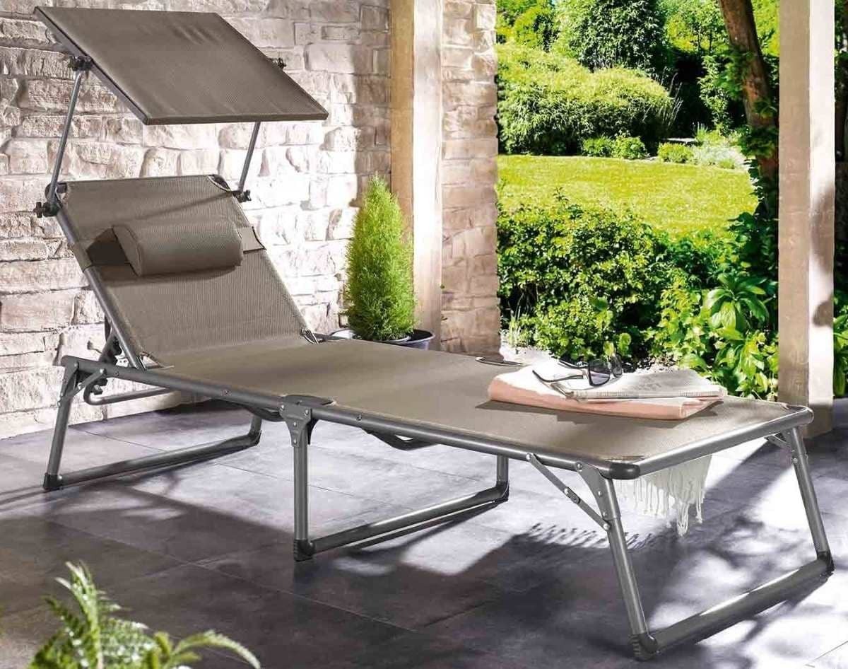 Tumbona de aluminio Houston de LIDL