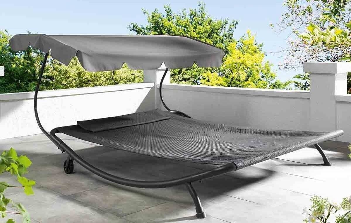 Tumbona de dos plazas para jardín de LIDL