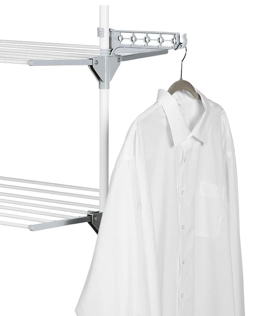 El tendedero de torre con tres niveles para colgar la ropa de Lidl