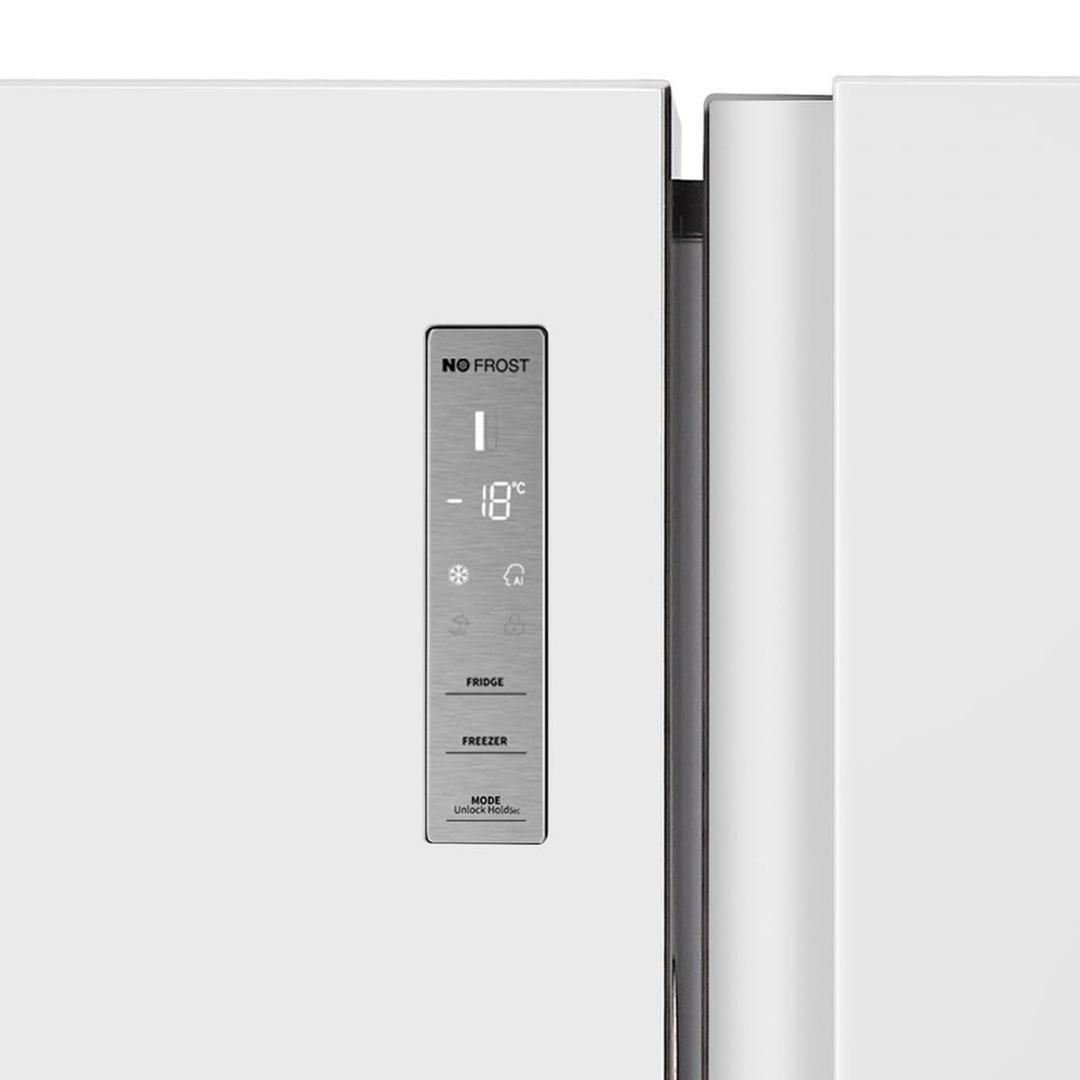 El frigorífico Americano Hisense No Frost de 519 litros blanco en Carrefour