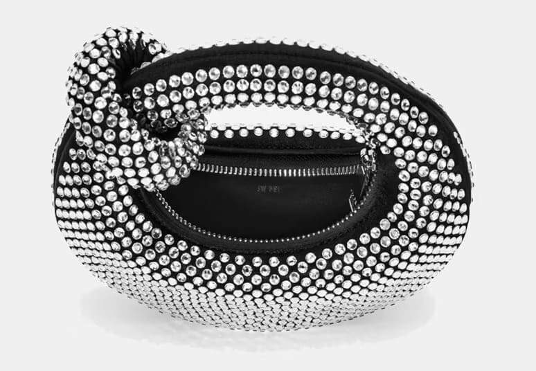 El bolso de mano mini Abacus en negro con strass de JW Pei en El Corte Inglés